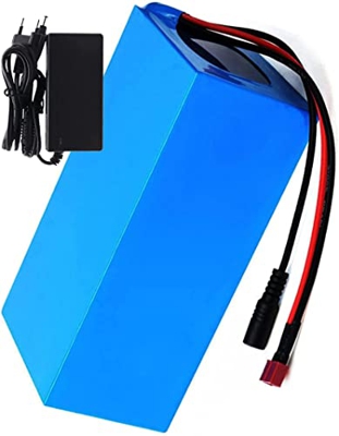 CNPRAZ Batería De Bicicleta Eléctrica De 36V 14Ah, Batería De Litio De 36V 14000Mah, Paquete De Batería 10S4P 18650, con Cargador BMS + 42V 2A, para M