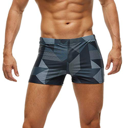 Arcweg Bañadores de Natación Traje de Baño Corto para Hombres Calzoncillos Secado Rápido Elástica Almohadillas Extraídas Deportes Acuáticos L（EU en oferta