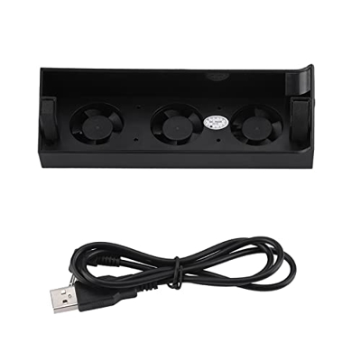 Ventilador de refrigeración USB DC5V para PS4 Slim, ventilador de refrigeración inteligente portátil Fashionale, ventilador de control de temperatura 