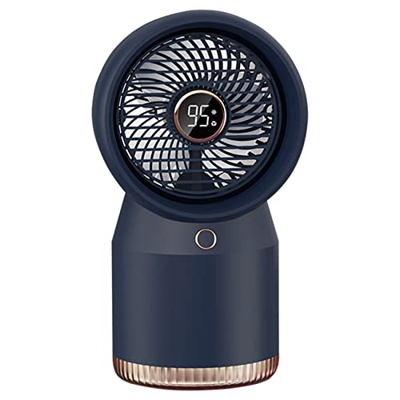 Pmkvgdy Mini aire acondicionado ventilador de aire acondicionado portátil USB aire acondicionado espacio personal refrigeración ventilador azul