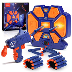 Lehoo Castle Digital Diana para Nerf, Objetivo de Tiro Electrónico con 1 Pistola de Dardos, 20 Balas Espuma, Juguetes Niños 5 6 7 8 9 años, Niños precio