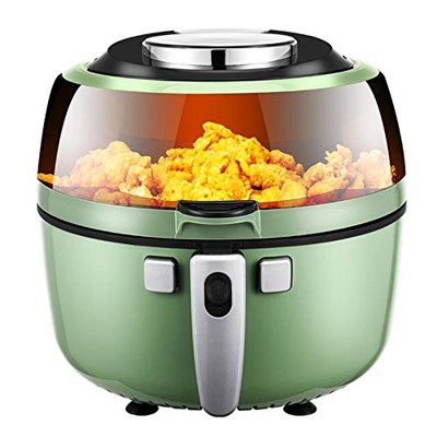 Freidora de aire 6. Capacidad de 5 litros Freidora de aire Hogar Automático Inteligente Sin aceite Sin humo Aire Energía Horno Reemplace la freidora p