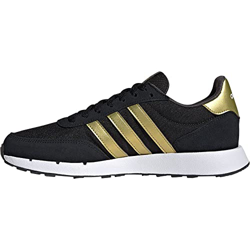 Adidas Run 60s 2.0, Sneaker Mujer, Core Black/Gold Met./Grey Six, 39 1/3 EU precio