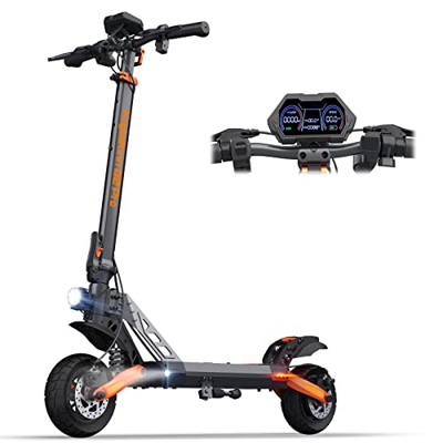 Patinete Eléctrico Adultos 48V15AH, Neumáticos Todoterreno de 9 Pulgadas ,Altura Ajustable, Carga Máxima 150 Kg, Scooter Eléctrico Plegable--G2 Pro