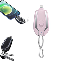 1500mAh Mini Power Emergency Pod, Mini Key Ring Power Emergency Pod, Key Ring Cell Phone Charger, Keychain Portable Charger for iPhone or Type-c (iPho precio