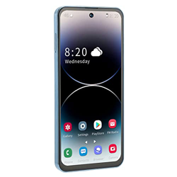 Liyes Smartphone Azul, 16MP y 8MP 4000mah 4G Smart Phone 100‑240V con Adaptador para Daily (Enchufe de la UE) características