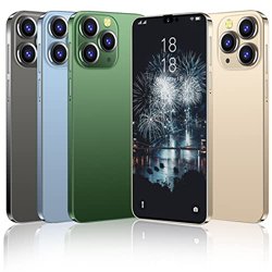 OYhmc i14proMax 7800mAh Batería 5G Teléfono Inteligente Gratuito Teléfono Inteligente Barato y Agradable 8GB ROM 32MP + 50MP Tres cámaras 108MP + 48MP características