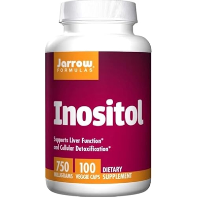 Jarrow Formulas, Inositol, 750mg, Alta Dosis, 100 Cápsulas veganas, Probadas en Laboratorio, Sin Gluten, Vegetarianas, Sin Soja, No GMO