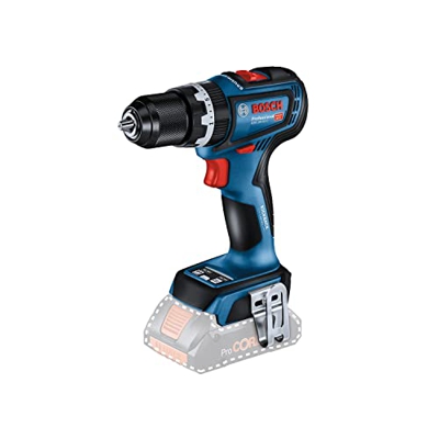 Bosch Professional 18V System GSB 18V-90 C - Taladro percutor a batería (64 Nm, 2100 rpm, conectable, sin batería, en caja)
