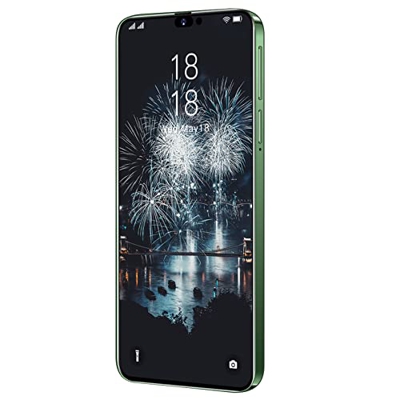 OYhmc i14proMax Android 12 Ten-Core Dual SIM/GPS/Face ID Teléfono móvil Gratuito Smartphone Smartphones desbloqueados,Verde,Grande