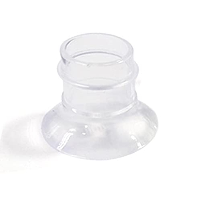 Skrskr Embudos para el Pecho, cojín para Extractor de Leche de 21 mm, elástico Transparente, Piezas de Repuesto para extractores de Leche, Silicona Su