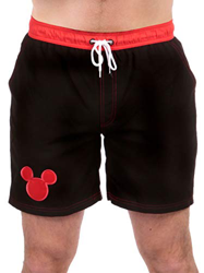 Disney Hombre Mickey Mouse Bañadores de natación Negro X-Large precio