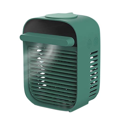 ROTEMADEGG Enfriador de Aire Personal Mini Ventilador PortáTil Ventilador de Escritorio PequeñO con Pantalla TáCtil de 3 Velocidades de Ventilador par
