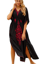 L-Peach Vestido de Playa de Algodón Pareo Bikini Cover Up para Mujer precio