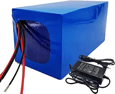 CNPRAZ 72V 20Ah 30Ah 40Ah Paquete Batería Bicicleta Eléctrica con Cargador, Batería Iones Litio Apto para Motor 5600W A 1000W Scooter Eléctrico/Ciclom