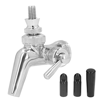 Haokaini Grifo de control de flujo de acero inoxidable con mango de cubierta para Home2 Kegerator Grifo de acero inoxidable Grifo de acero inoxidable 