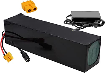 CNPRAZ Batería De Litio Ebike para Bicicleta Eléctrica 48V, 48V 15Ah con Cargador De Motor 200W 250W 350W 500W 750W 1000W, Tablero De Protección BMS 4