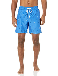 Amazon Essentials Bañador de Secado Rápido de 18 Cm Hombre, Estampado de Anclas, L precio