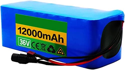 Batería De Bicicleta Eléctrica De 36V, Batería De Bicicleta De 12Ah Para Bicicleta Eléctrica De Motor De 500W, Batería De Iones De Litio De Bicicleta 