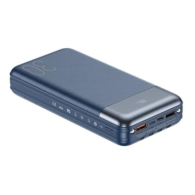 Giural Cargador portátil qc3.0 22.5w y USB c pd20w 3000mah batería Externa, 2 entradas y 5 Salidas de Carga rápida, Adecuado para iPhone Samsung, Tabl