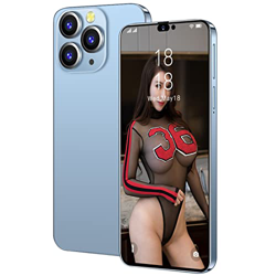 OYhmc i14proMax Teléfono Inteligente Barato y Agradable ROM de 8GB 32MP + 50MP Cámara de 48MP Batería de 7800mAh Android 12 Ten-Core Dual SIM/GPS/Face en oferta