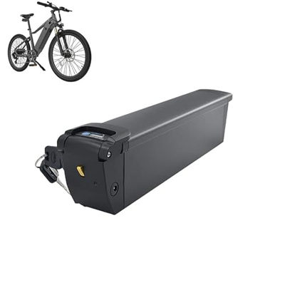 WILLQ Batería Bicicleta eléctrica 48V 9.6Ah Paquete de batería de Iones de Litio Batería Recargable con Cargador para 250W 350W 450W Kit de conversión