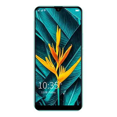 Rosvola Teléfono Inteligente de 6.1 Pulgadas, ROM 32GB Ligero Reconocimiento Facial 720x1560 Desbloqueado (Verde)