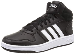 adidas Hoops 2.0 Mid, Basketball Shoe Hombre, Core Black/Footwear White/Footwear White, 44 EU en oferta
