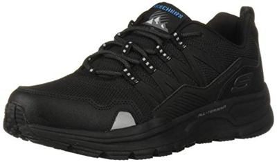 Skechers, Trekking Shoes Hombre, Black, 42 EU