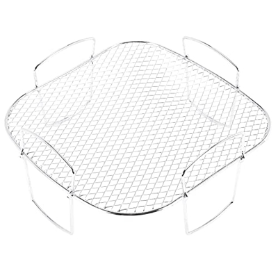 LYNNRICK Rejilla de Deshidratador Soporte Freidora de Aire para Ninja Freidora Aire, Rejilla de Deshidratador Capas Rejilla de Tostadas Accesorio de F