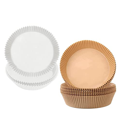 RIVNN Revestimiento de Papel Desechable para Freidora de Aire, Revestimiento Antiadherente para Freidora de Aire, Papel Pergamino a Prueba de Aceite,  precio