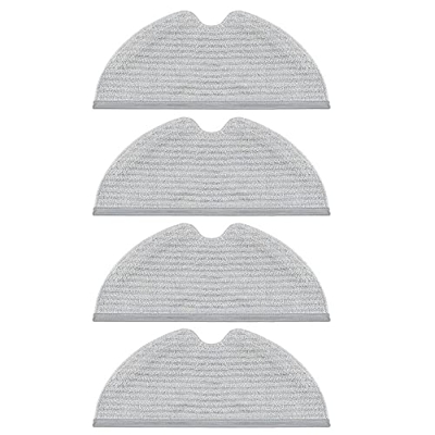 IMASHNA Piezas de vacío Negras/Blancas/Apto for Dreame F 9 F9 Dream F9 Robot Sweeper Center Cepillo Grande Cepillo Lateral Filtro mopa Rueda de Trapo 