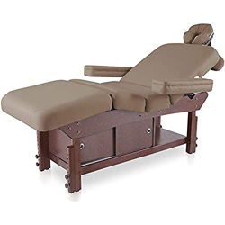 QUIRUMED Camilla de SPA con Estante y Puertas correderas Visón precio