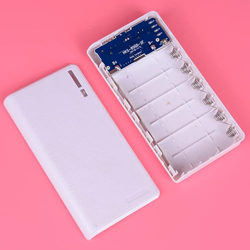 6*18650 Banco de la energía caja de la batería Caricatore cellulare Custodia una cáscara fai -da -te por telefoni cellulari universali precio