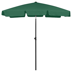 Sombrilla de playa, Mogou Parasol Terraza, Sombrilla Terraza Exterior, Sombrilla Playa, Parasol Exterior, Sombrilla De Jardín, verde 180x120 cm precio