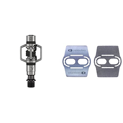 Crankbrothers Eggbeater 3 - Pedales MTB - Negro/Plateado 2015 & Base Cala, Hombre, Plata, Estándar