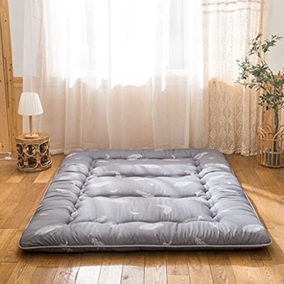 Colchón de piso Giappone Futon, Espesar Tatami Mat Almohadilla para dormir enrollable plegable Colchón, Dormitorio Cama de almohada de tumbona de piso