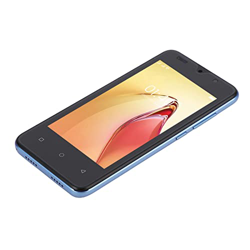 Qinlorgo Teléfono Móvil, Cámara Frontal de 2 MP, Procesador CPU, Pantalla de 4,66 Pulgadas, Teléfono HD con Cable de Datos para Empresas (Azul Claro) en oferta