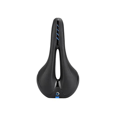 AMEPRO Sillín De Bicicleta Ergonómico MTB Asiento De Bicicleta De Carretera Cusion Suave Cómodo Hueco PU Cuero Montaña Ciclismo Accesorios De Biciclet