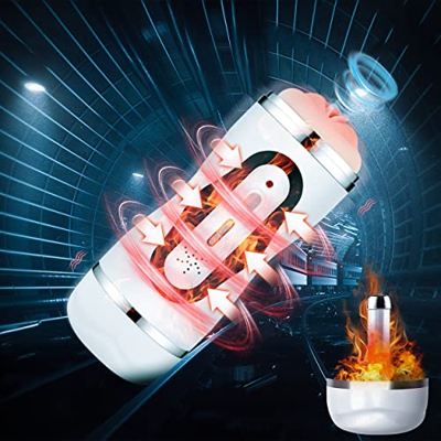 2 en 1 Diseño 2 Motores, 10 múltiples frecuencias Se calienta a 42°C en 8 minutos Fácil de limpiar Regalo de Navidad （En stock España）