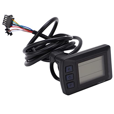 Panel de Control de Pantalla LCD OMT-M36, Pantalla LCD de Bicicleta Eléctrica Multifunción de Plástico Resistente Al Agua 36V 48V para Bicicleta Eléct