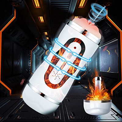 Se calienta a 42°C en 8 minutos 2 en 1 Diseño 2 Motores, 10 múltiples frecuencias Fácil de limpiar （En stock España） Regalo de Navidad