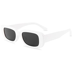 XCSM Gafas de Sol rectangulares para Mujeres, Hombres, Moda, Gafas de Sol cuadradas Vintage, protección UV400, Gafas Retro, Gafas de Playa para Exteri en oferta