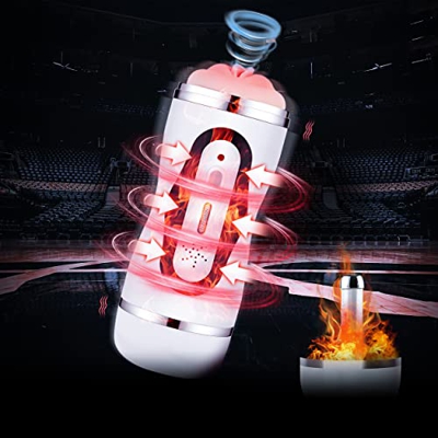 2 en 1 Diseño 2 Motores, 10 múltiples frecuencias Se calienta a 42°C en 8 minutos Fácil de limpiar （En stock España） Regalo de Navidad