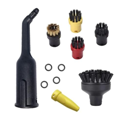 Specious Limpiador de vapor redondo cepillo de boquilla eléctrica cabeza O Ring compatible con Karcher SC1/SC2/SC3/SC4/SC5 limpiador de vapor cepillo  precio