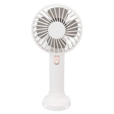 Ventilador recargable portátil, ventilador de mano de bajo sonido para viajes al aire libre