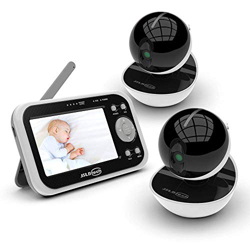 JSLBtech Vigilabebés Inalambrico con Cámara, Monitor de Bebé Visión Nocturna Pantalla LCD de 4.3", Modo de Ahorro de Energía, Visión Nocturna, Monitor en oferta