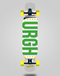 Urgh Skate Skateboard Longboard Complete 46 x 10 OG White Green en oferta