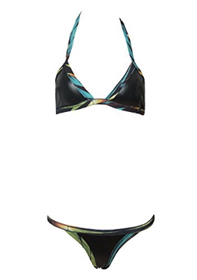 Arena Negra Coco Conjuntos de Bikini, Negro (Negro 180), 38 (Tamaño del Fabricante:M) para Mujer