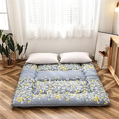 Colchón de piso Giappone Futon, Espesar Tatami Mat Almohadilla para dormir enrollable plegable Colchón, Dormitorio Cama de almohada de tumbona de piso